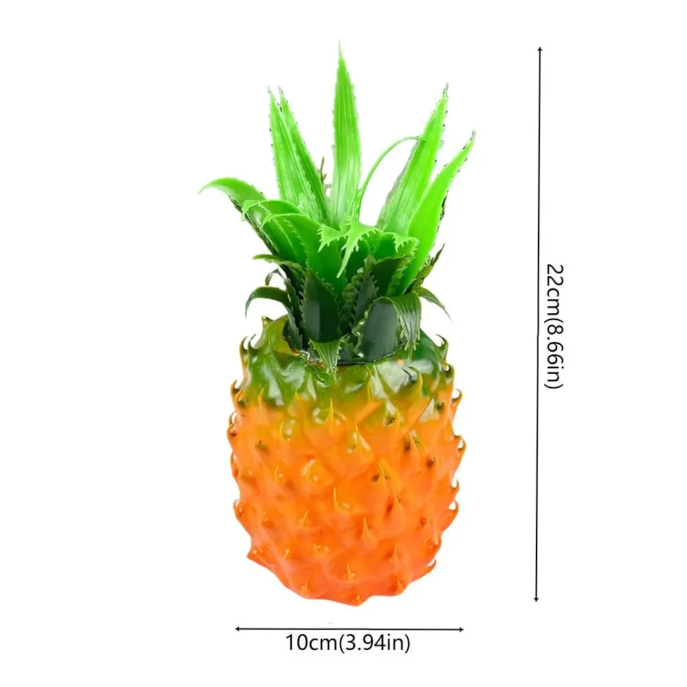 الفواكه الاستوائية الأناناس الاصطناعي رغوة واقعية وهمية الفاكهة الدعائم DIY بها بنفسك الحرفية محاكاة الأناناس نموذج طاولة المطبخ #6