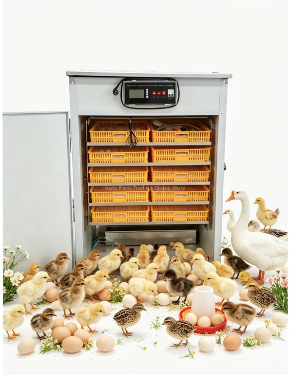 

Automatic Solar 1056Eggs Incubator For Chicken,Duck,Goose Quail High Hatching Rate,Energy-Saving Poultry Hatching Machine HJ-SI7