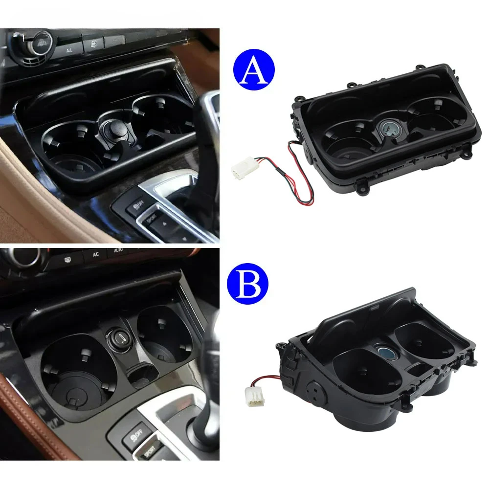 

Front Center Console Cup Holder Assembly Cigarettes Lighter Base For BMW 5 Series F10 F11 F10LCI F11LCI 520 523 525 528 530 535
