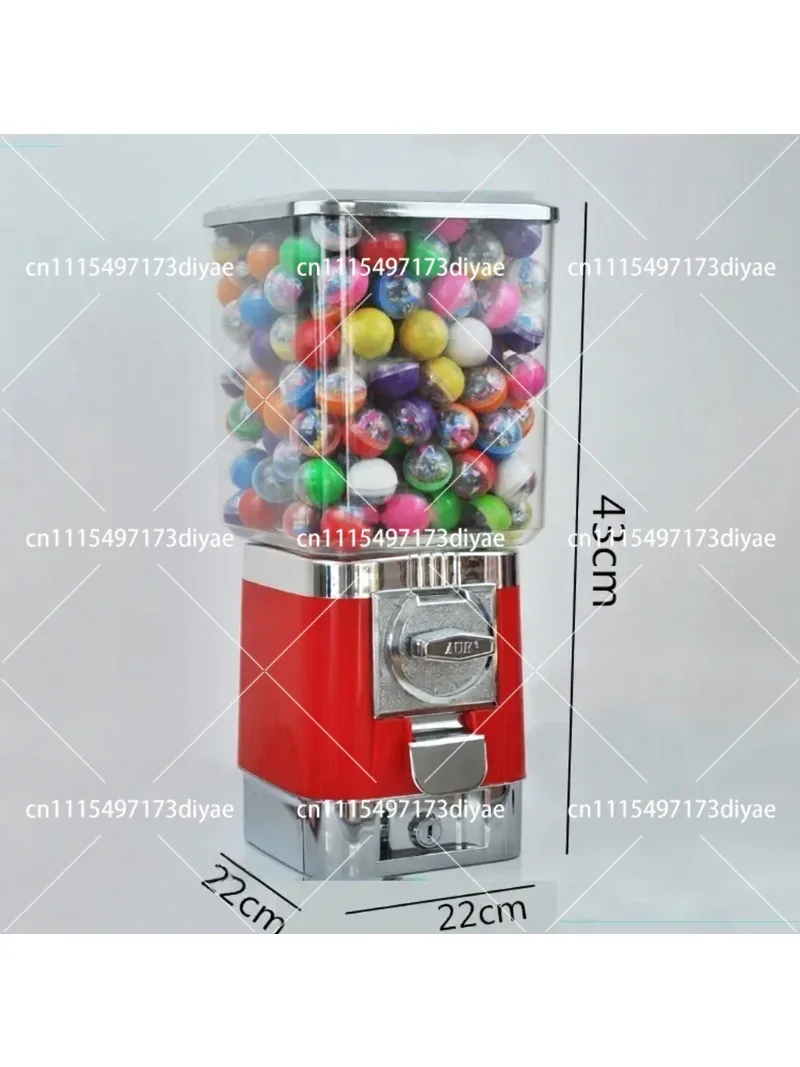 Mini Vending Machine with Coin Box, Gumball & Toy Capsule Dispenser, Candy Dispenser for Home or Party