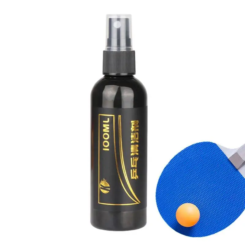 Table Tennis Racket Care Kit Ping-Pong Paddle Rubber Cleaner 100ml Table Tennis Racket Cleaning Spray Ping-Pong Bat & Blade