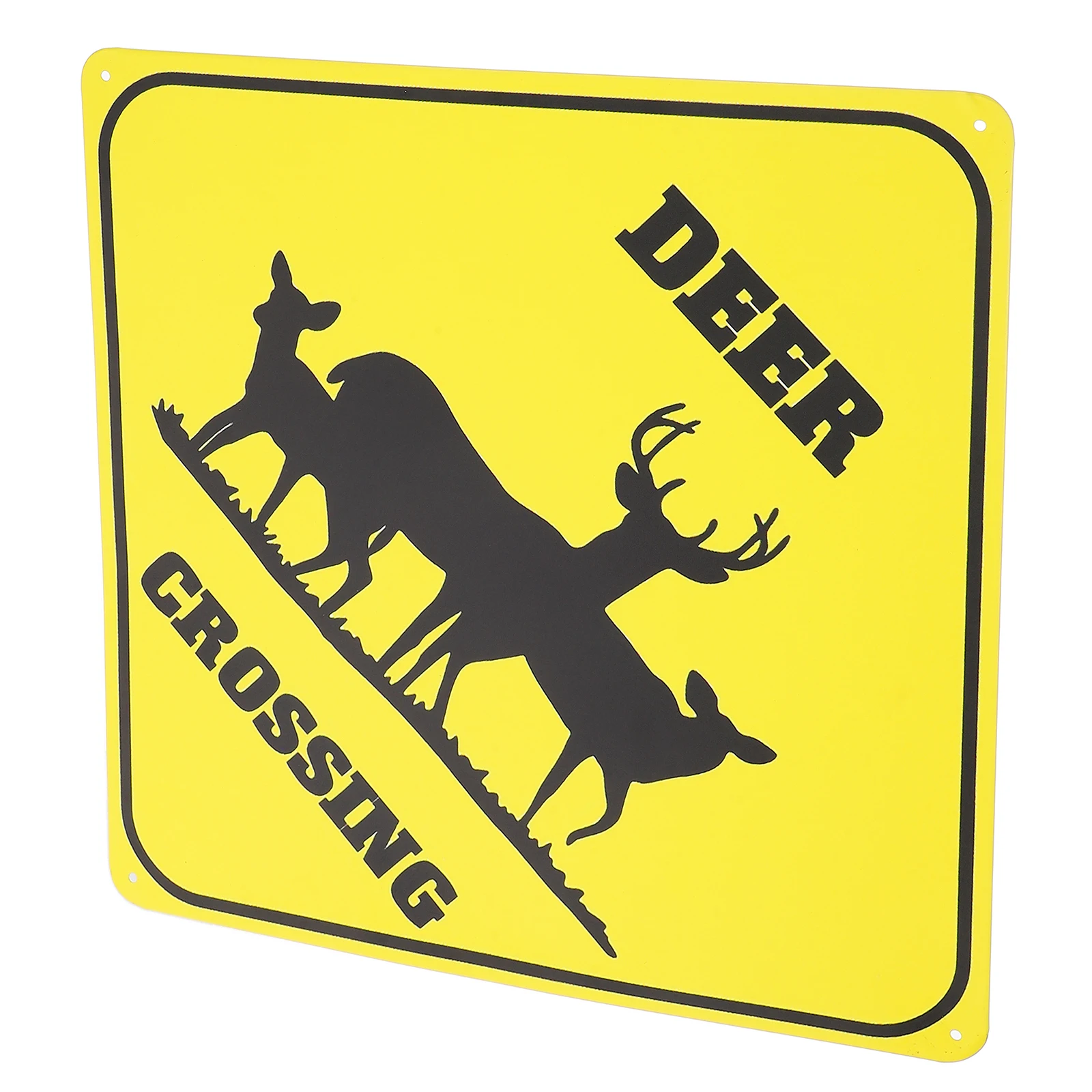 

Retro Crossing Humorous Wall Decor Outdoor Waterproof Decoration Unique Design Fence Porch Garage Farmhouse Lodge