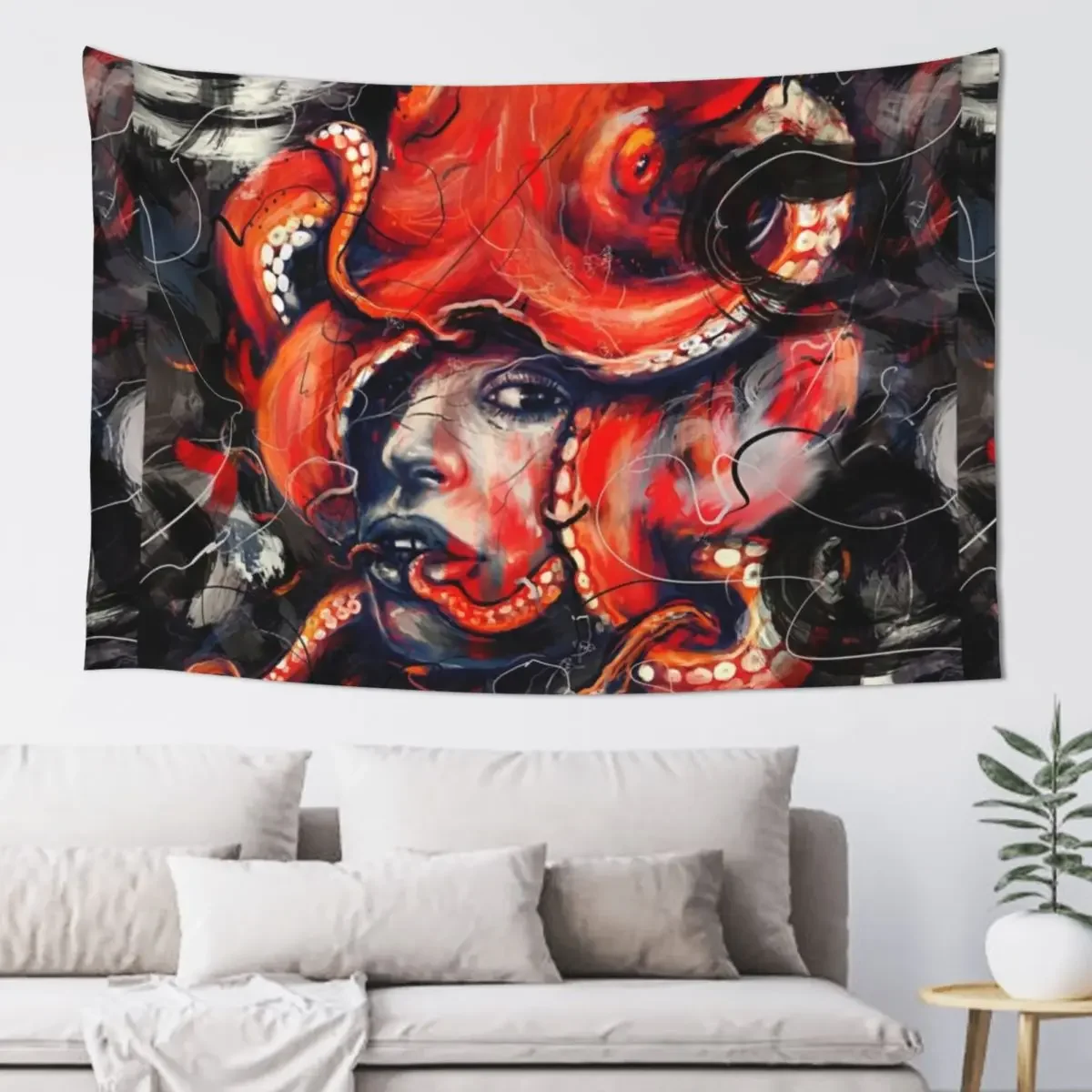 Empress Octo Tapestry Room Decor Aesthetic Decorative Wall Murals Decoration Bedroom Tapestry