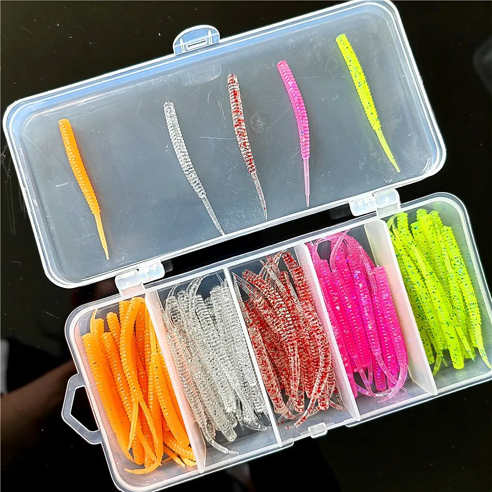 SWOLFY  AJING Soft Lure 0.3g/0.45g Rockfish Fishing Hooks Hook Swimbaits Jig Lure Wobber Worm Bait