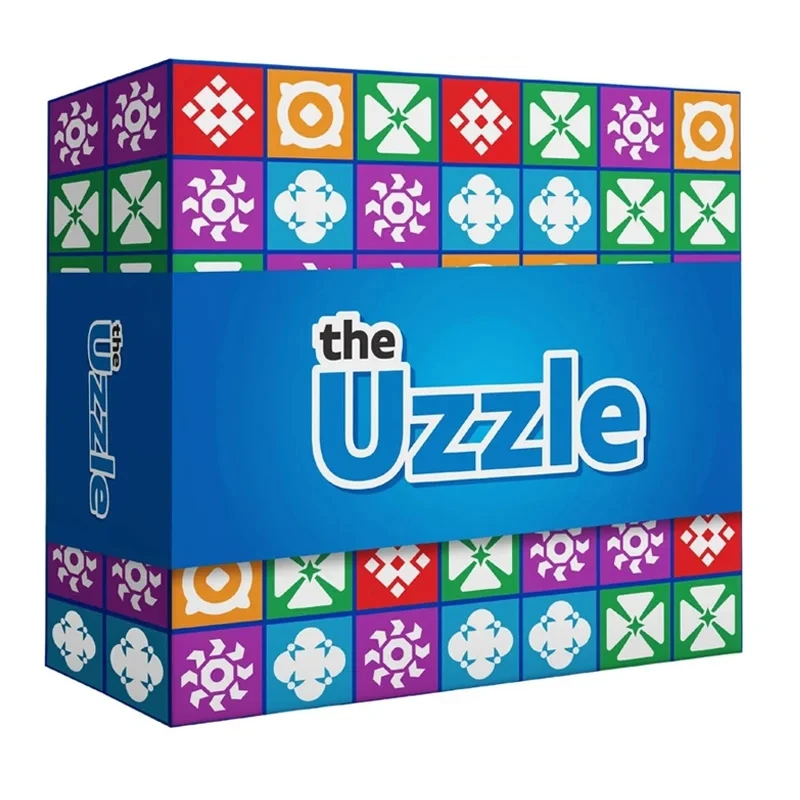 The Uzzle 3.0 Board Game Spatial Logic Thinking Board Games for Children and Adults Block Puzzle Matching Games for Ages 4+