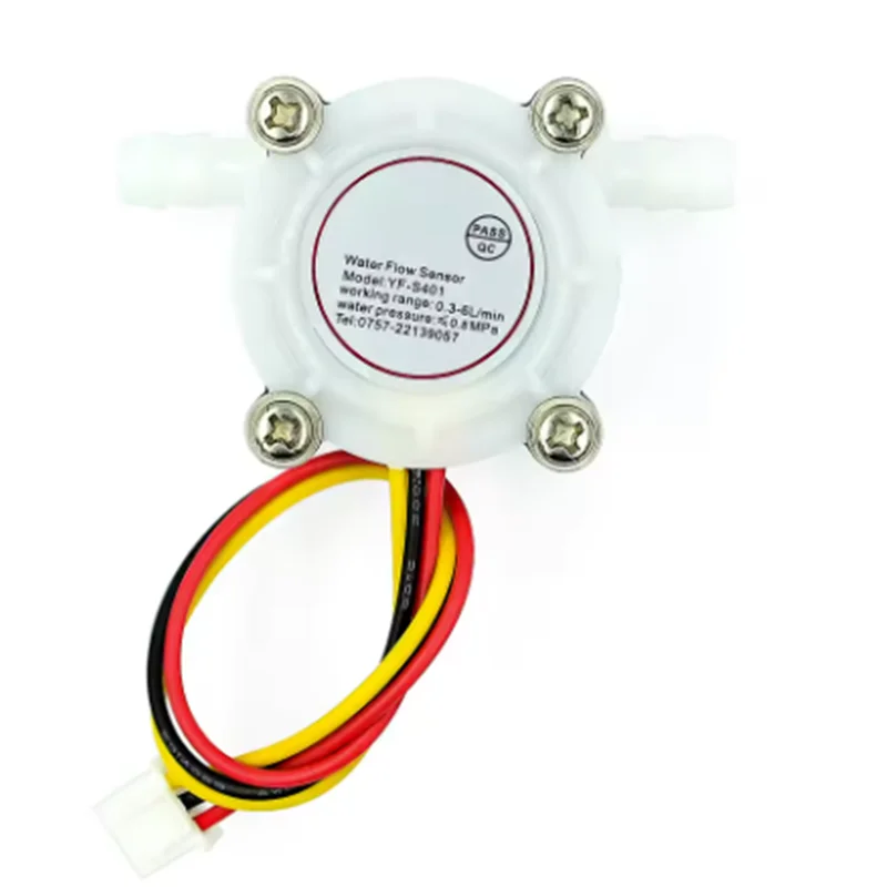 Coffee machine flow meter water flow sensor connected to 6mm hose water purifier Hall sensor YF-S401
