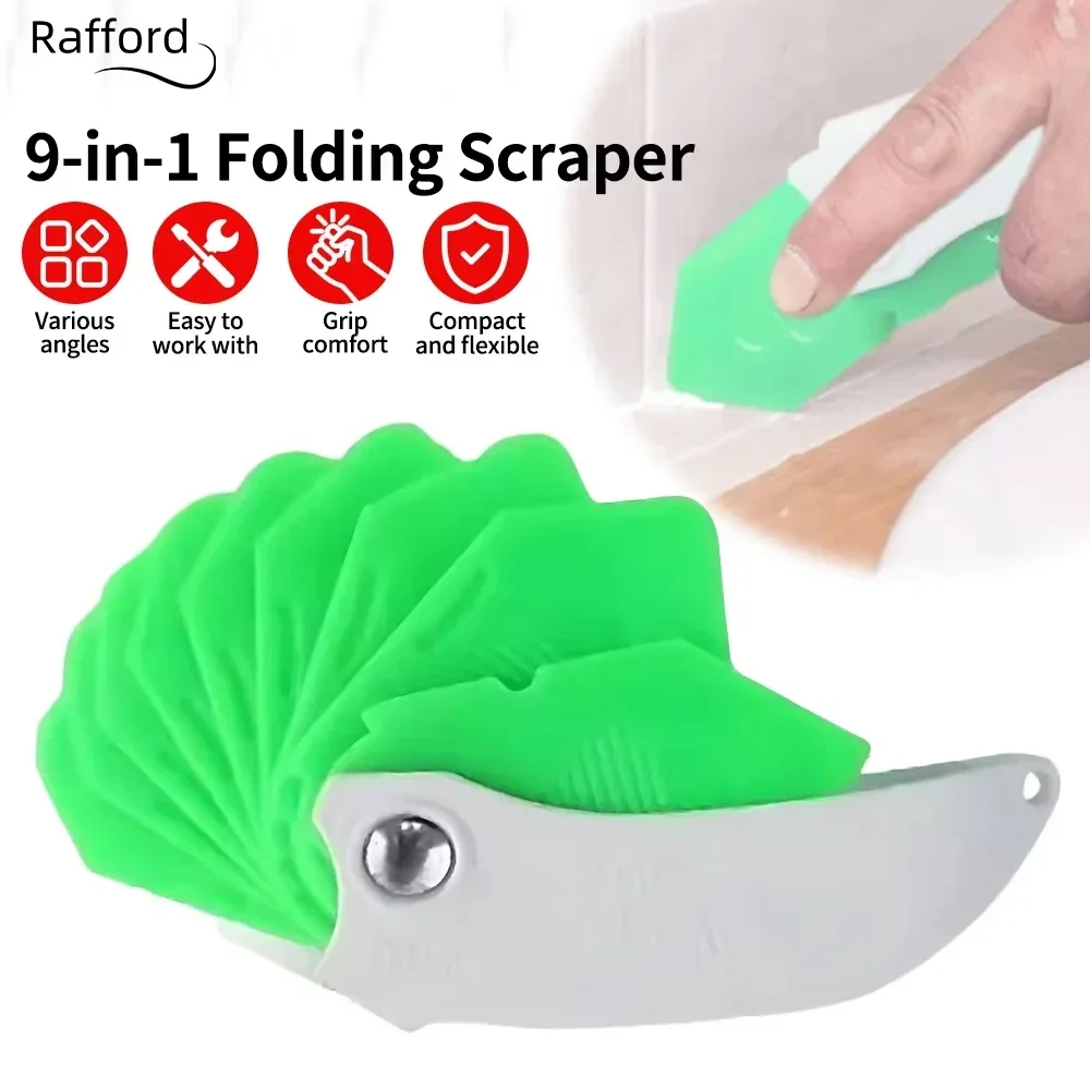 9-in-1 Silicone Caulking Tool Professional Sealant Spreading Joint Sealant Spreader Spatula for Tile Window Grout Edge Removal