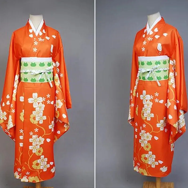 Adult Women Anime Super 2 Hiyoko Saionji Kimono Cosplay Costume For Halloween Christmas Party
