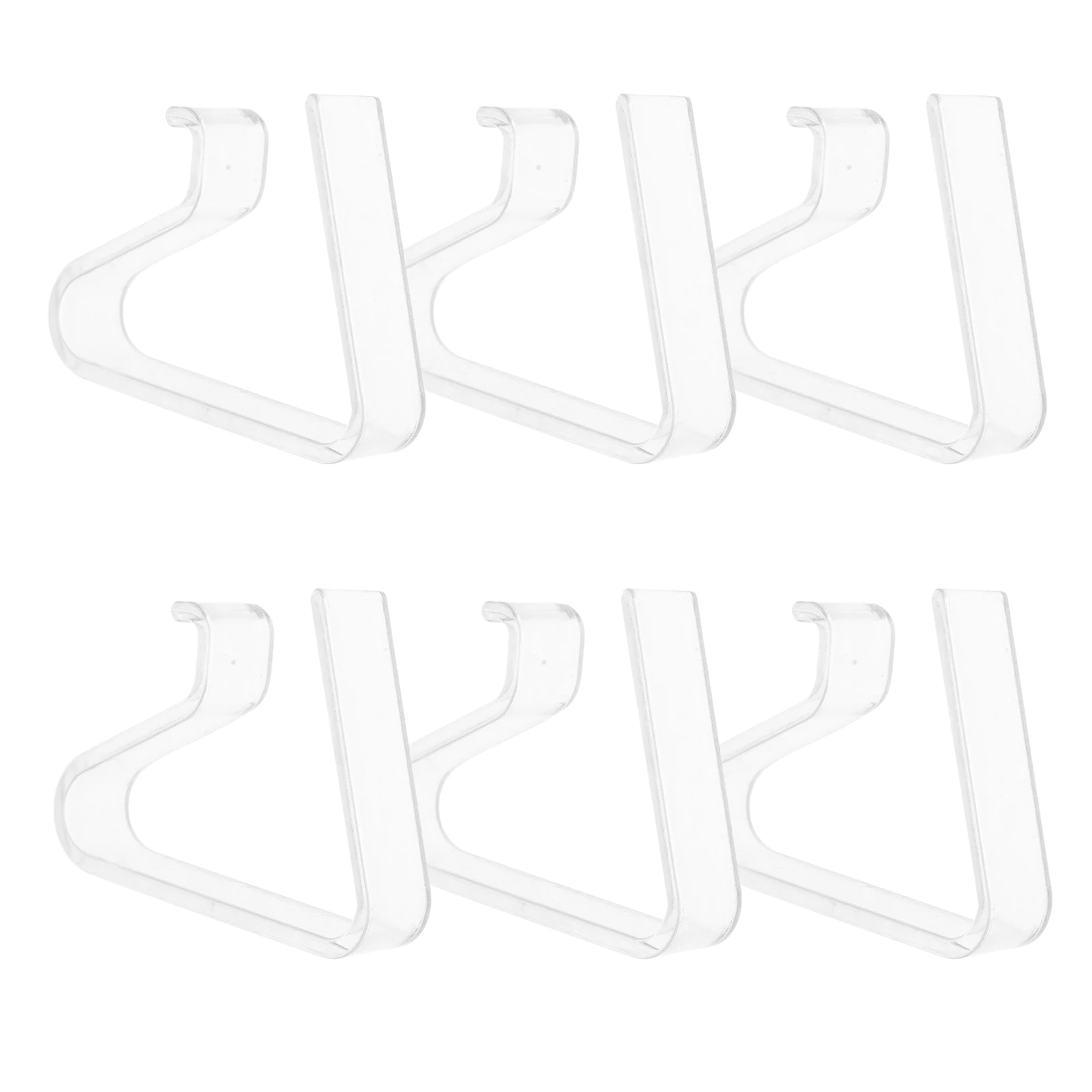 

6pcs Cloth Picnic Tablecloth Clip Clips Plastic Antislip Transparent Holders for Home Kitchen Outdoor Picnic Tables