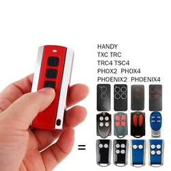 PHOENIX PHOX 2 4 PHOENIX2 PHOENIX4 PHOX2 PHOX4 TRC4 TSC4 TXC TRC HANDY Ouvre-porte de garage télécommandé, copie clone 433,92 MHz