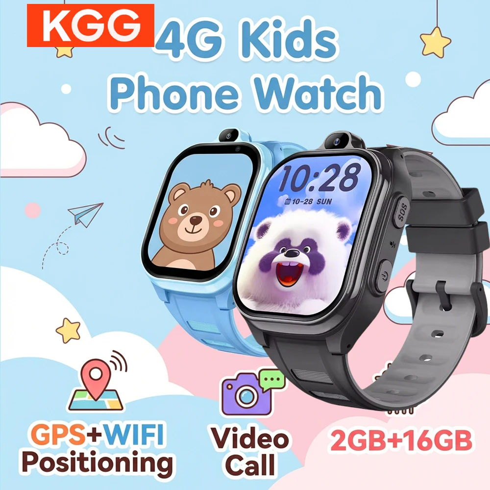 

Smart Watch Kids 4G GPS WIFI Video Call SOS Tracker Location Phone Watch Child Smartwatch Monitor Boys Girls Gifts APP Download