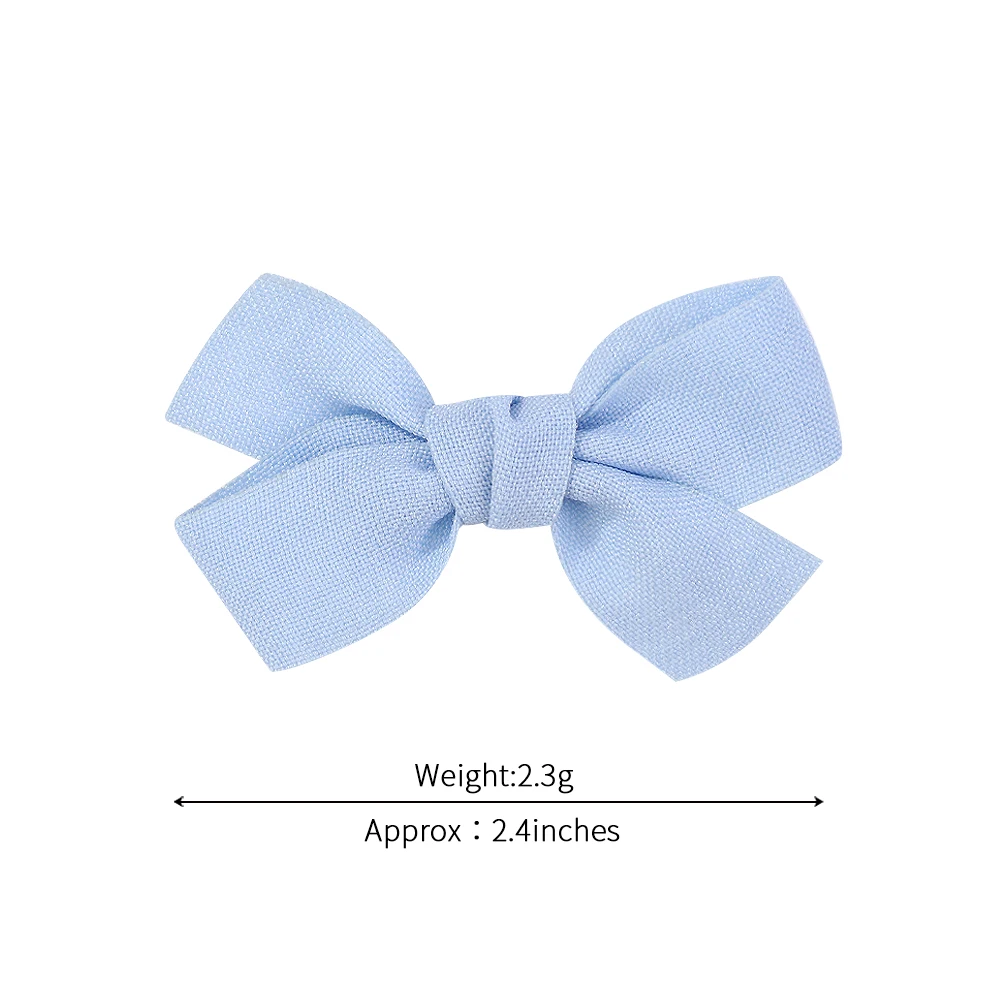 2Pcs Baby Girls Princess Hairpins Hair Bows Corduroy Safe Hair Clips Barrettes for Infants Toddlers Kids Kawaii Accessories