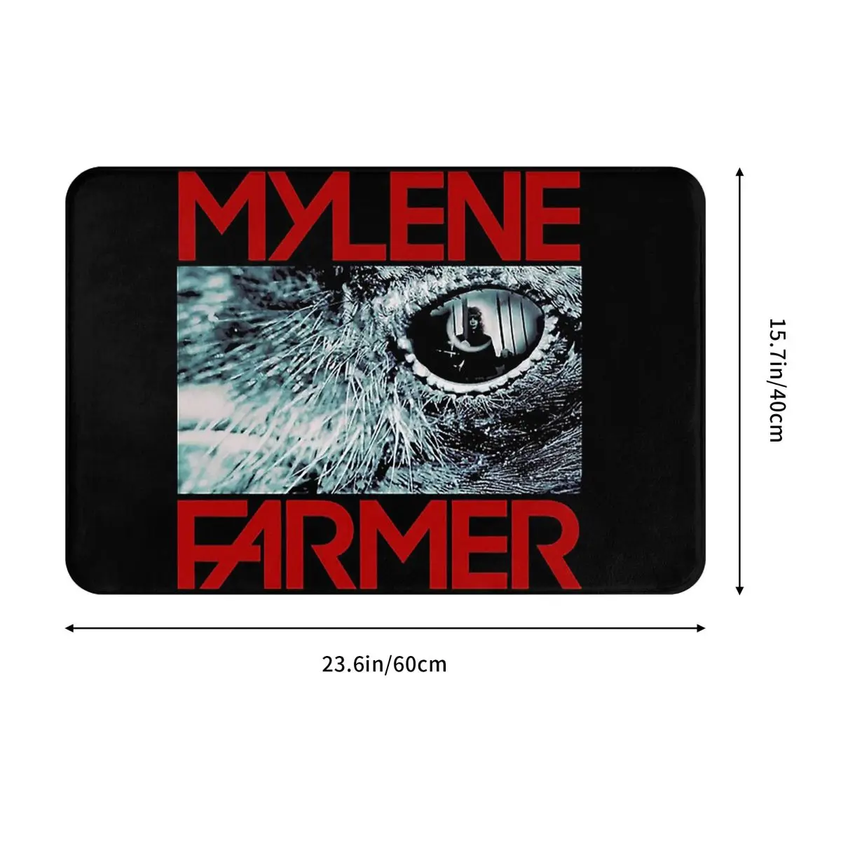 Mylene Farmer Jeanne Doormat Antiwear Carpet Rug Kitchen Entrance Home Floor Mat for Bathroom Footpad Mats