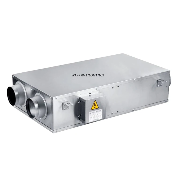 500CMH Airflow 43dB Low Noise Hrv Heat Recovery Roof Ventilation System Air Handling Unit Hvac System