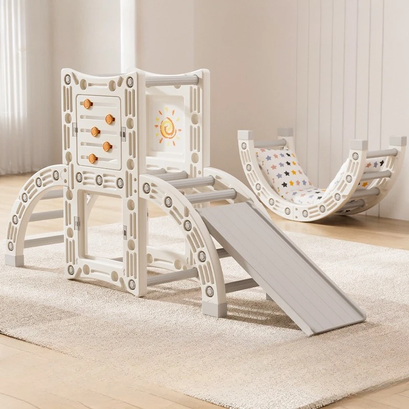 

Toddler Climbing Frame Kids Indoor Slide Sensory Playset Home Small Space Energy Burning Toy Ages 1 6 Safe Non Slip Foldable