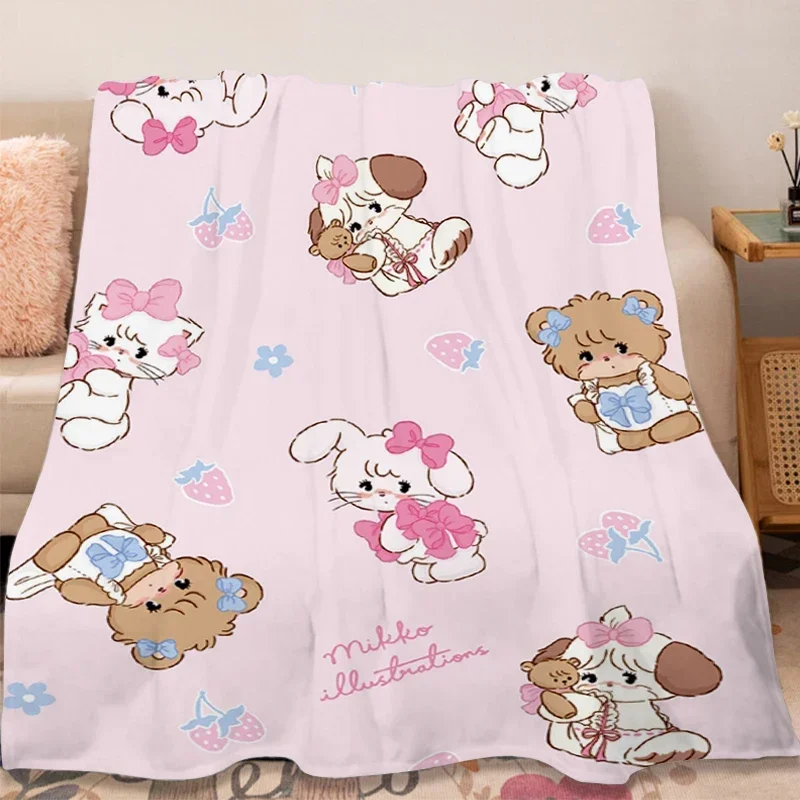 2026 Fleece Blanket A-Mikkos Sofa Winter Fluffy Soft Blankets For Winter Microfiber Bedding Warm Knee Bed Camping Custom Nap Bla
