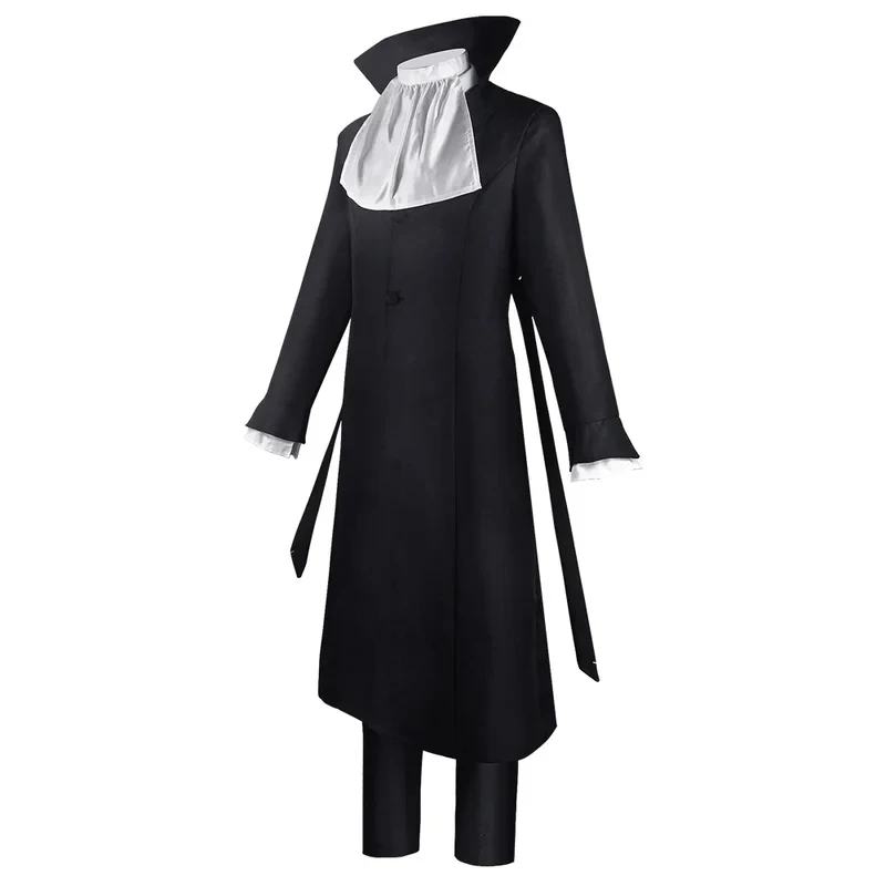 

v;7,e\6'Anime Cosplay Costume Black Suit Detective Uniform Comic Con Halloween Roleplay Clothingh;3,p\5/