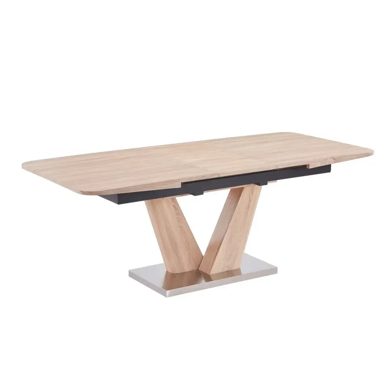 High Quality Modern Rectangle Dining Table Elegant Home Essential Adjustable Retractable Dining Table
