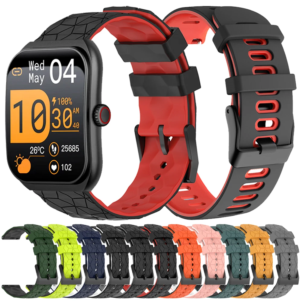 22mm 20mm Silicone Strap For COLMI P86 P76 P82 I31 M42 M41 P28 PLUS Sports Bracelet For COLMI C81 P81 P71 V76 V68 i28 Ultra Band