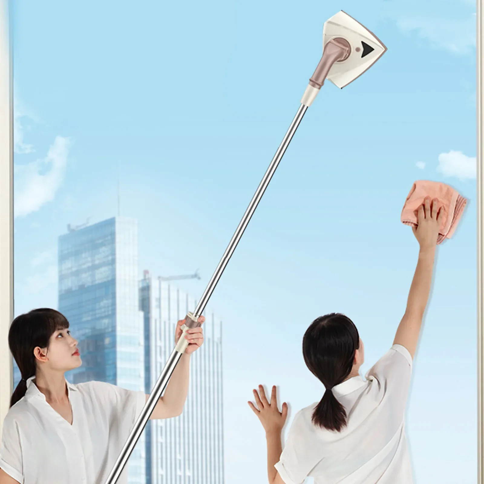 Двусторонний магнитный очиститель для стекла, бытовой высотный очиститель для стекол, окон, двухслойный очиститель для полой стекла, инструмент для протирки стекла