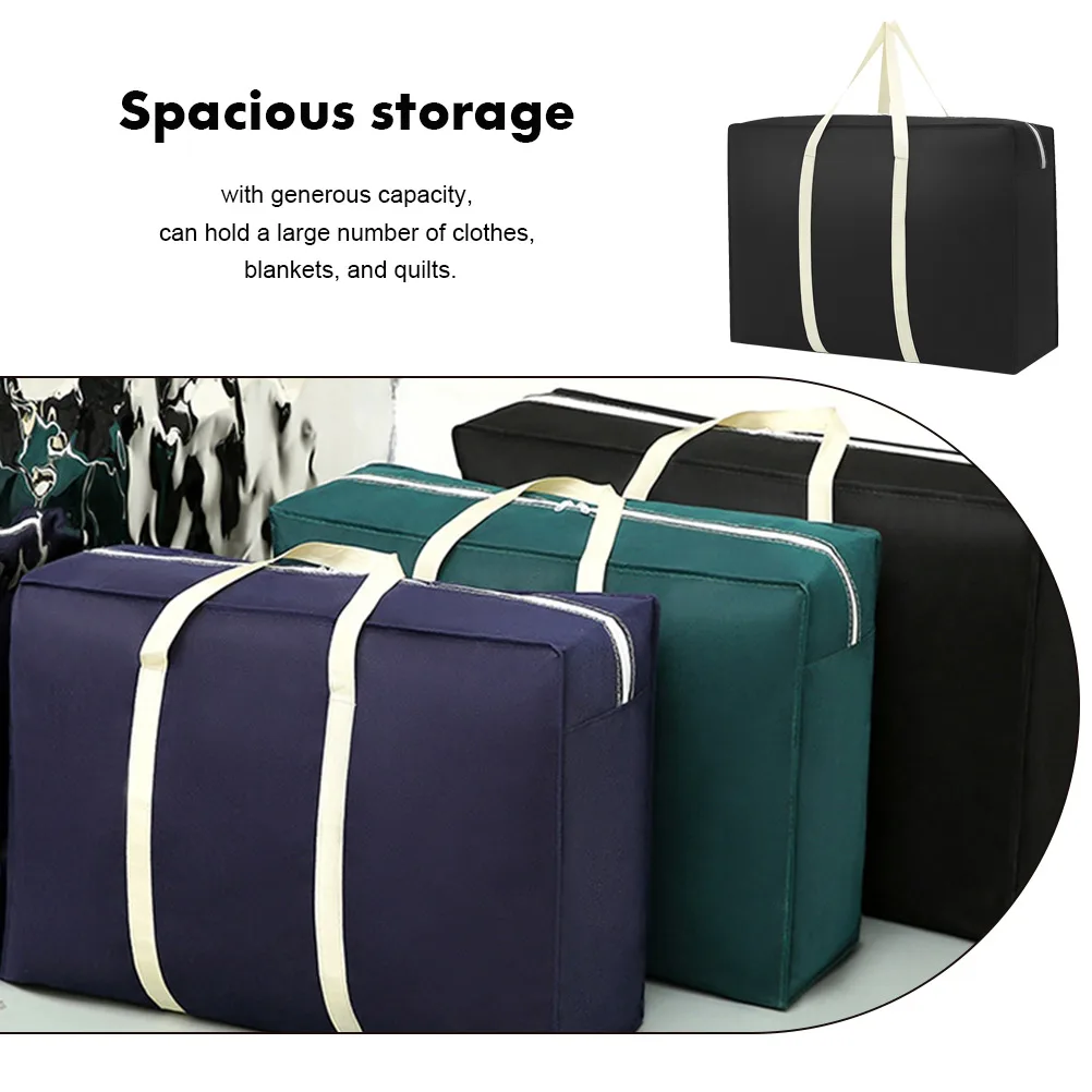 

3pcs Dustproof Storage Bag 70X50X25CM Large Capacity Clothes Container Bedroom Moving Travel Multifunctional Storage Solution