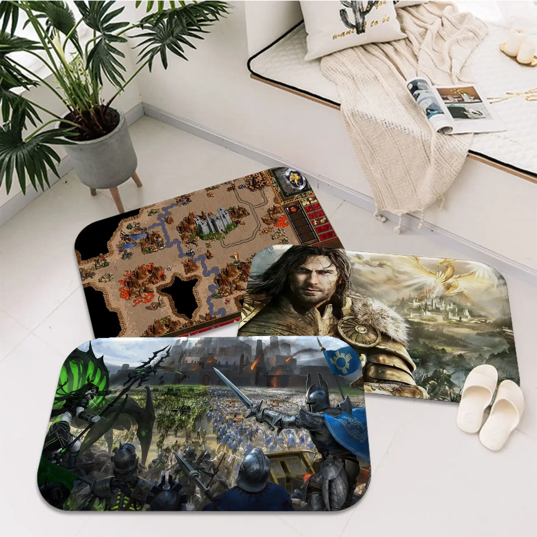 Heroes of Might and Magic 3 Floor Carpet Nordic Style Home Doormat Bathroom-Toilet Mats Bedroom Bedside Mats