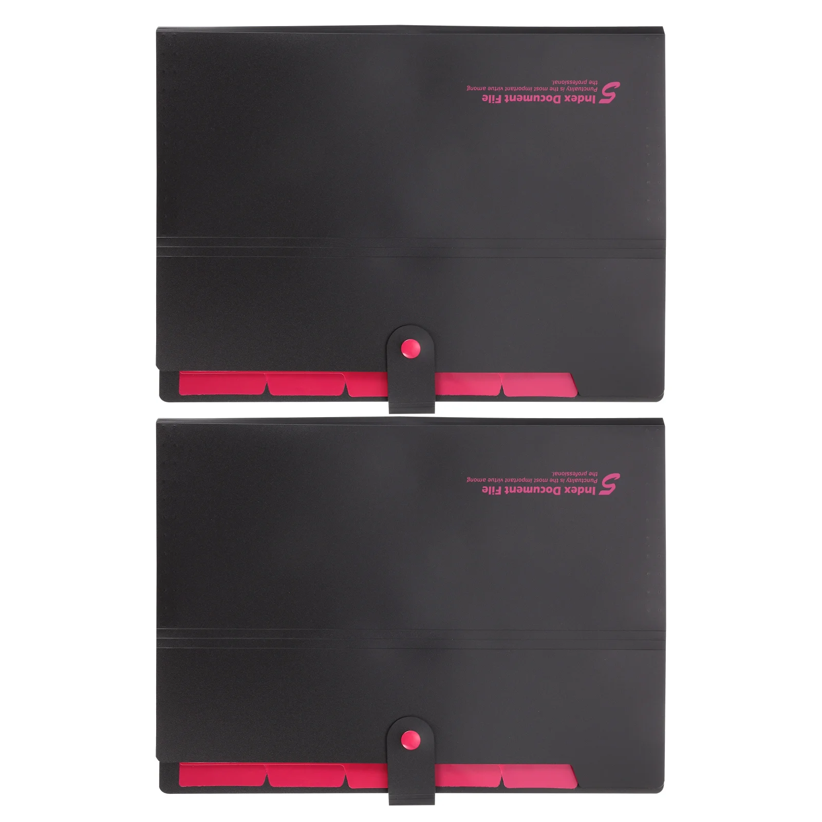 

2Pcs Accordion File Storage Bag Multi-Layer Plastic Folder Document Organizer Portable Office Supplies File Folder