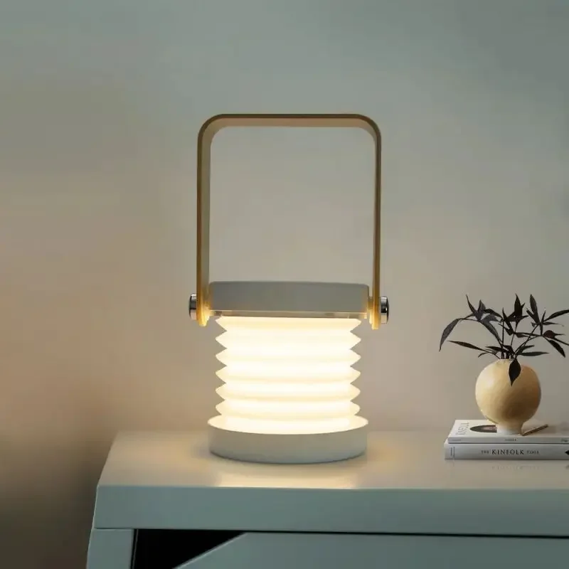 

Portable LED reading Nightlight LED Lantern Light Creative folding eye-care desk lamp Usb Home Gift Ambient Light