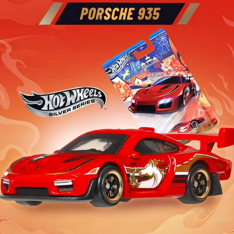 In Stock Hot Wheels Jnf49-La10 2026Chinese Year Of The Horse Limited Edition Die-Cast Car Model Porsche 935 Surprise Collection