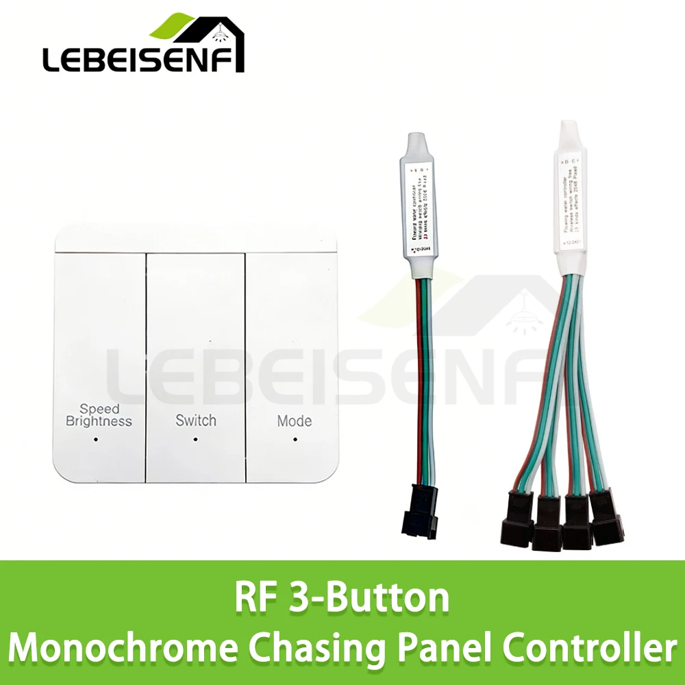 RGB LED Strip Controller Wireless Panel 2811 Marquee Light for Home Decor - Easy to Use Remote Color Changing LED Strip Lighting