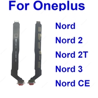 USB Charging Jack Dock Board Flex Cable For Oneplus 1+ Nord Nord2 2T 3 Nord CE 5G Charger USB Port Connector Flex Ribbon Parts