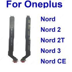 USB Charging Jack Dock Board Flex Cable For Oneplus 1+ Nord Nord2 2T 3 Nord CE 5G Charger USB Port Connector Flex Ribbon Parts
