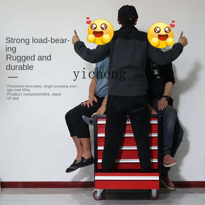 Mobile Auto Repair Tool Car Multi-Function Maintenance Trolley Tool Cabinet Boxes
