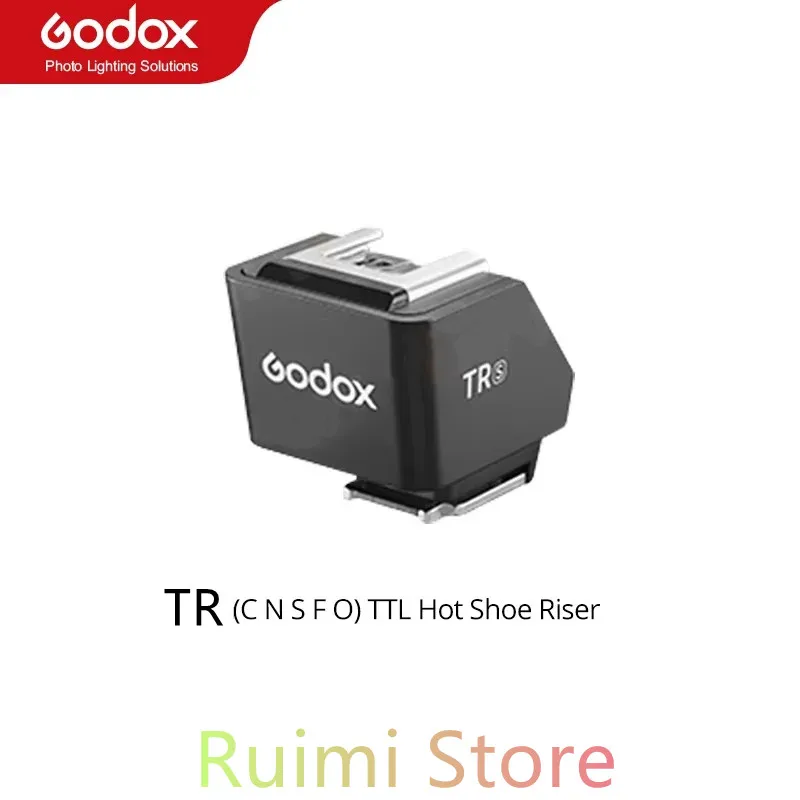 Godox TR TTL Hot Shoe Riser Compatible con Canon E-TTL II Nikon i-TTL Sony Fujifilm OM System TTL Systems para Godox iT20 iT22