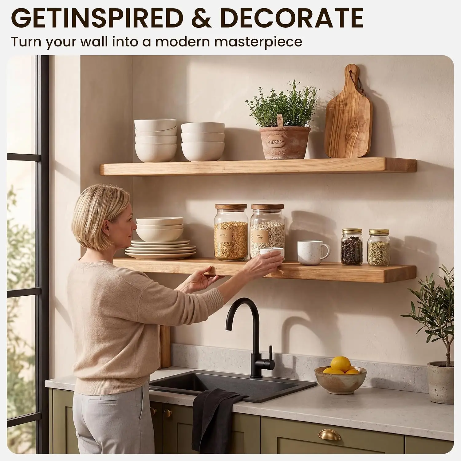 Fun Memories Floating Shelves for Wall, 24