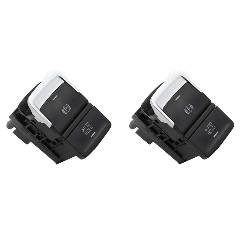 

2X 5G0927225D Car Electronic Handbrake Switch Button For Golf MK7 2013- 2019 5G0927225