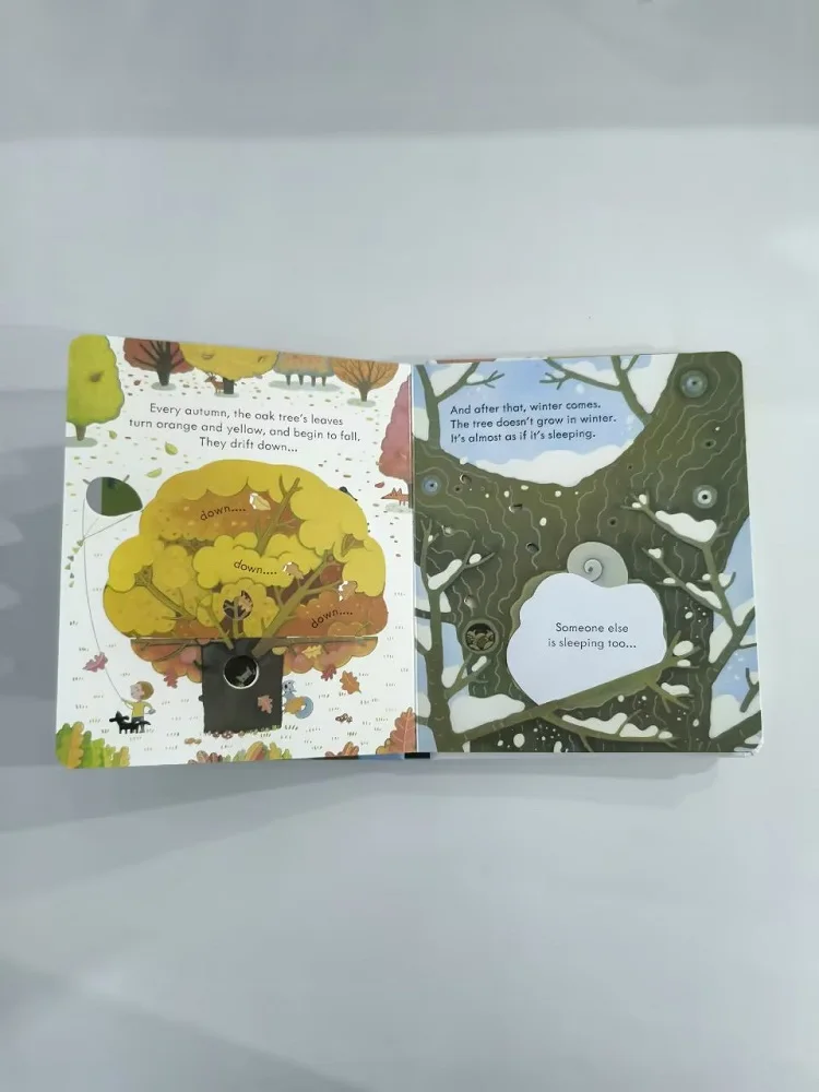 Usborne Peep Inside A Tree 3D Flap Picture Book English Educational Early Learning Reading for Kids Children