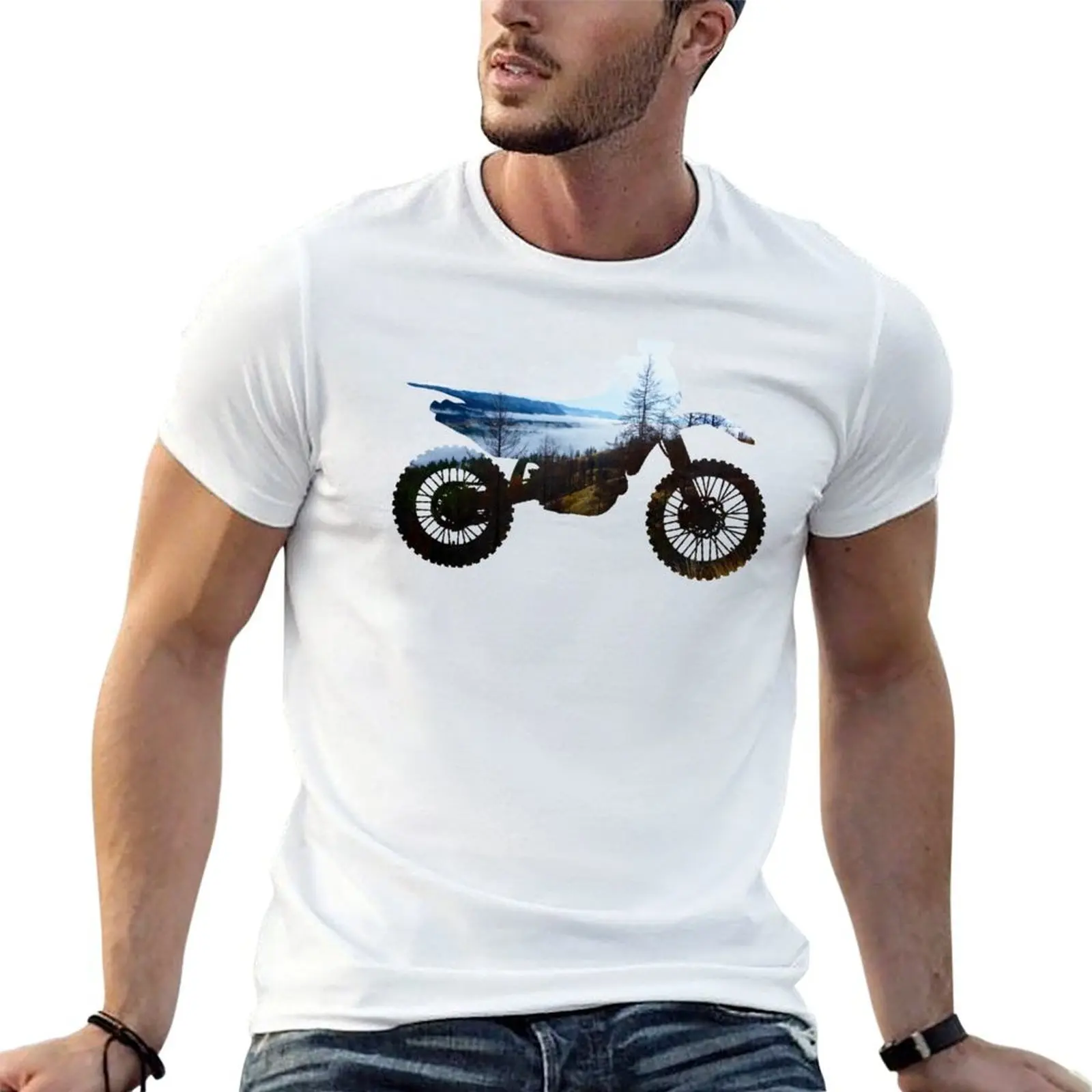 

Dirt Bike T-Shirt t shirts for man cotton soft t shirts for man graphic tees t shirt men 100% cotton luxury brand T-shirt