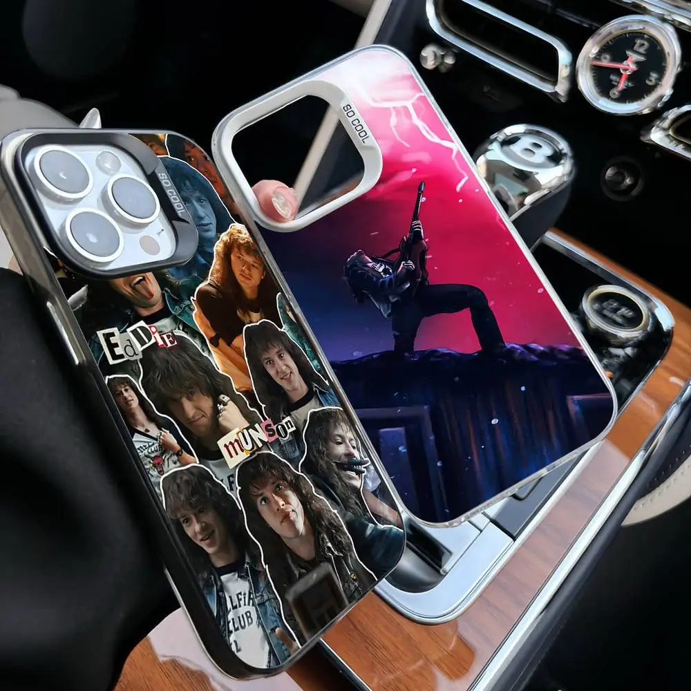 Cute-E-eddie-munson S Coole Handyhülle für iPhone 17 16 15 11 12 13 14 Pro Max 16 Plus 12 Mini 7 8 XR XS 15Pro MAX Cove