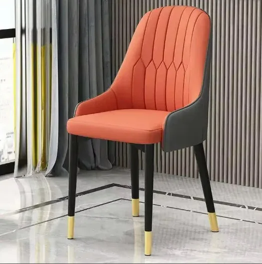 

light luxury dining chair home simple modern restaurant back makeup stool leisure table chair hotel negotiation chai
