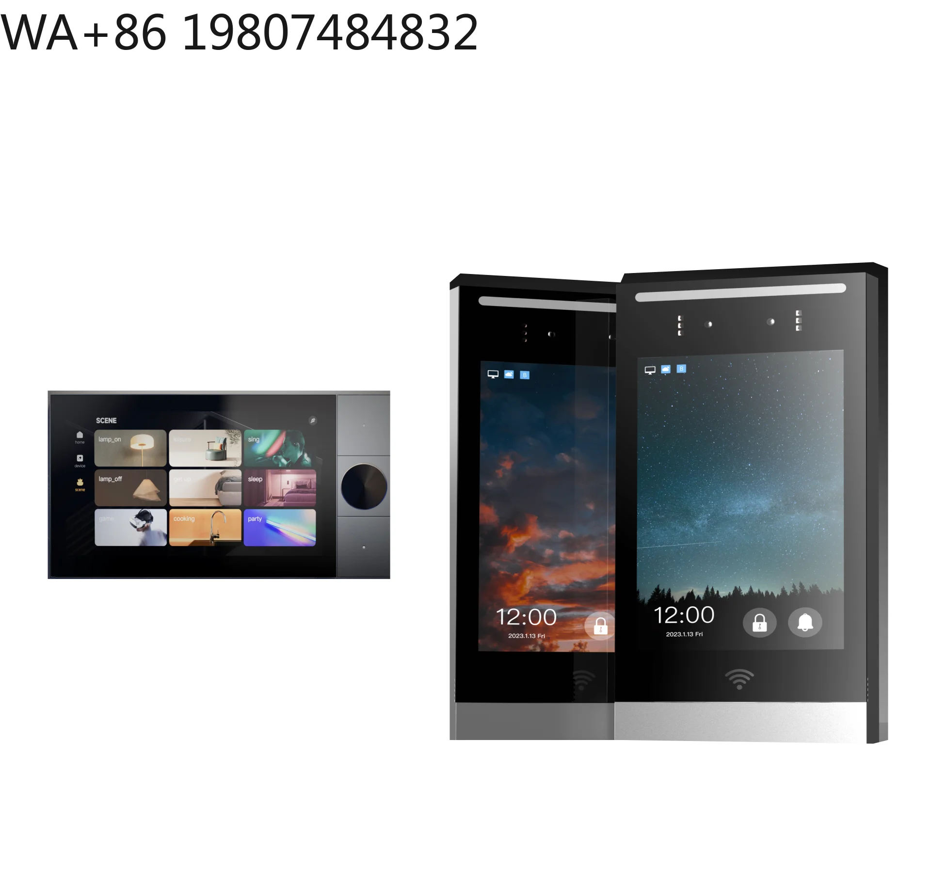 10 Inch IPS Smart Home Central Touch Panel Android System 5G WiFi Zigbee Hub Multi-scene Intelligent Control Device