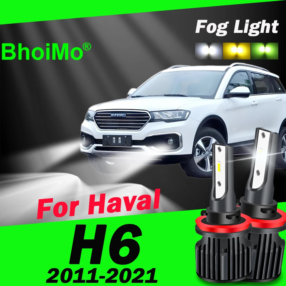 For Haval H6 2011 - 2021 Front Fog Light Lamp Led Bulb 2012 2013 2014 2015 2016 2017 2018 2019 2020