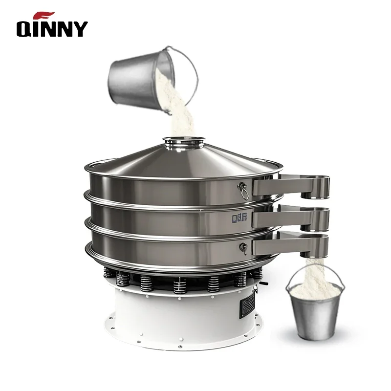 

Multi Stage Stainless Steel Vibrating Screen Sifter Vibrating Motor High Efficiency Material Classifier for Pollen Quartz Sand