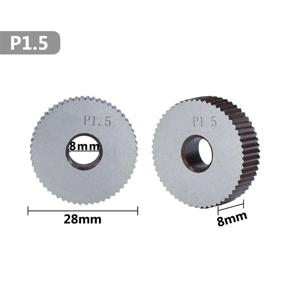 

2 шт., 1,5 мм, hss, противоскользящие, одинарные, прямые, грубые, диаметр 28 мм, для токарных станков по металлу, инструменты с накаткой