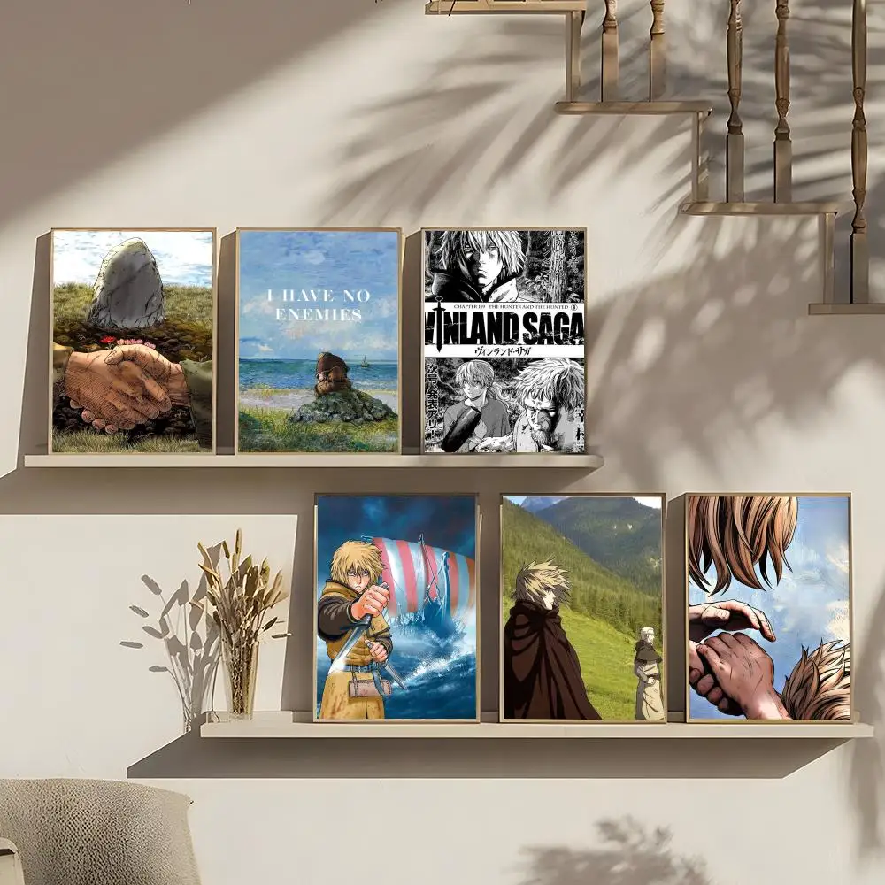 Epic V-Vinland Saga Poster Art print wall decor ideal for living room, bedroom, bar, parlor, and home gifting