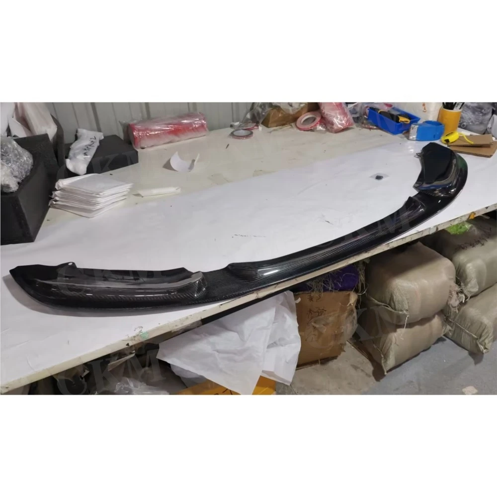 

Спойлер на передний подбородок из углеродного волокна для BMW 1 серии F20 M Sport M135i M140i Hatchback 2016-2018 FRP Передний бампер Подбородок