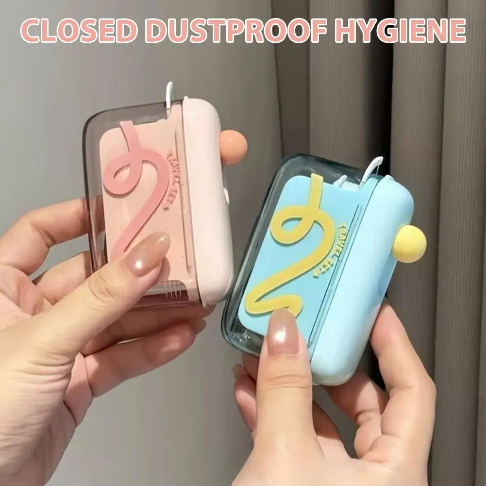 Portable Dental Floss Storage Box Pop UP Design Hilo Floss Dispenser Refillable Teeth Cleaning ToothPick With Teeth Sticks