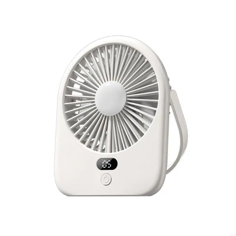 مروحة سطح المكتب التي تعمل بالبطارية U1JE مع جهاز تبريد مروحة قابلة لإضاءة ضوء LED