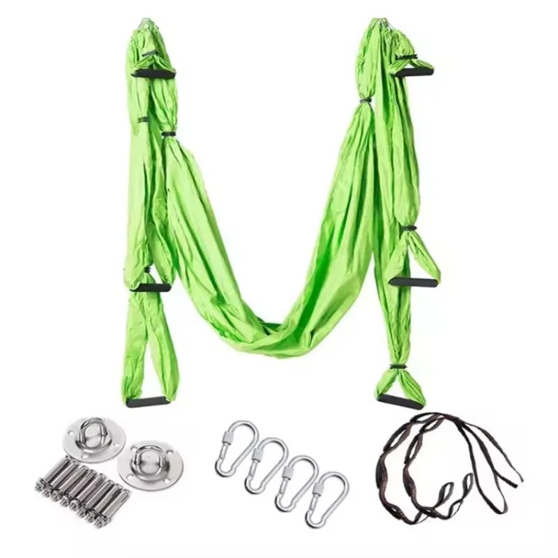 2026 Indoor And Outdoor Inversion  Aerial Yoga Swing Set Sling Strong Anti Gravity Yoga Hammock Kit Aerial Yoga Hammock