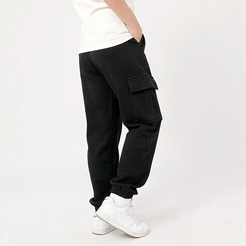 

Spring Autumn Cotton Boys Pants Children Trousers Korean Version Girls' Overalls Casual Kids Sports Pants Teenager Boys Clothes